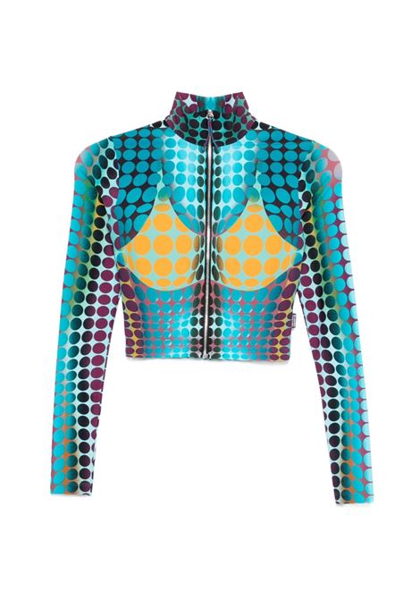 top high neck ls woman multicolor JEAN PAUL GAULTIER | 26/01-W-TO443-J042P502710